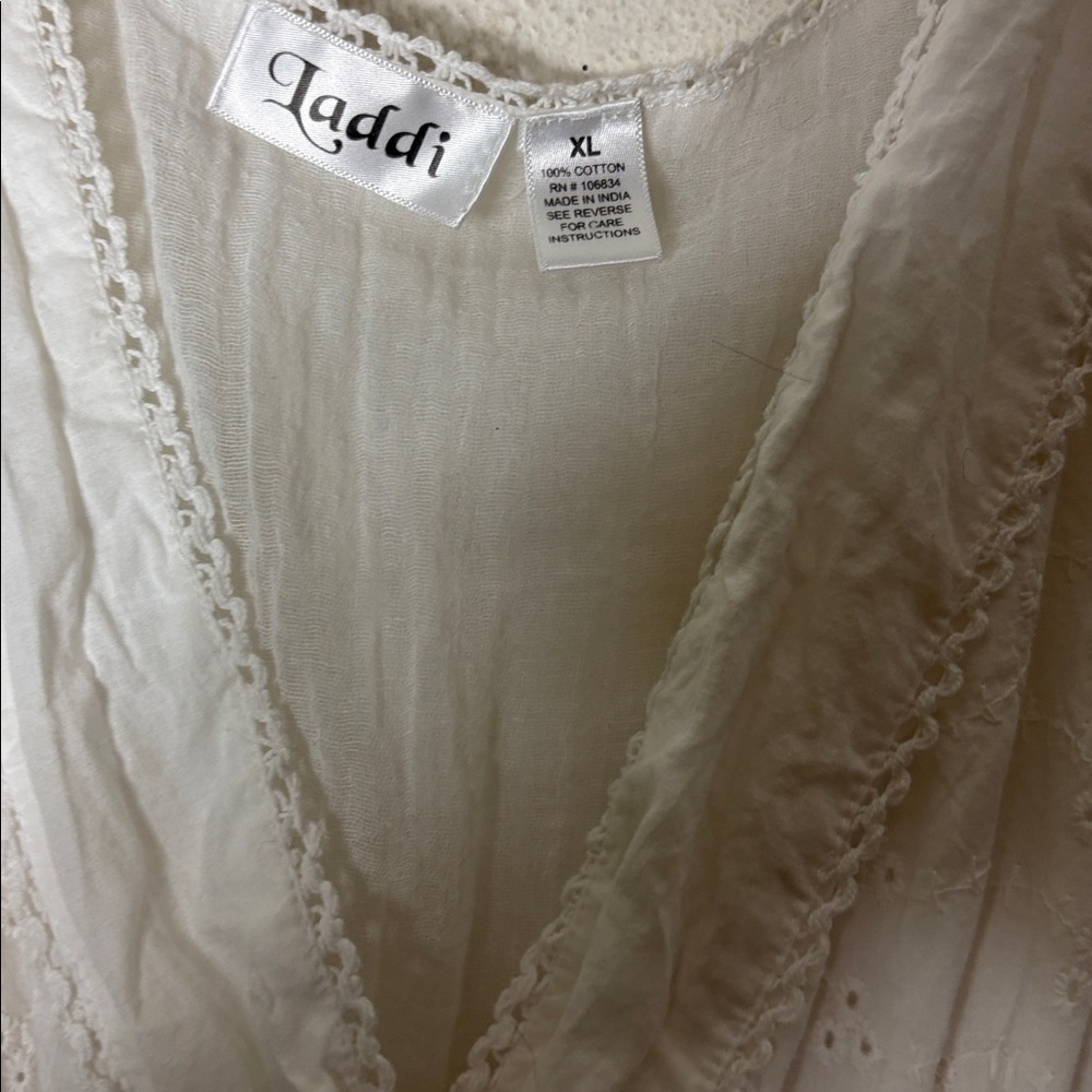 Laddi V-Neck Sleeveless Lace Maxi Dresses midi Long Dress XL - Picture 2 of 10